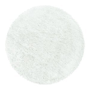 Bijeli okrugli tepih ø 120 cm Fluffy – Ayyildiz Carpets