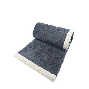 Siva deka od sherpa flisa 150x200 cm Island – My House