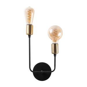Crna zidna lampa Dolma – Opviq lights