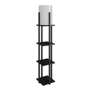 Crna stojeća svjetiljka (visina 135 cm) Nora – Opviq lights