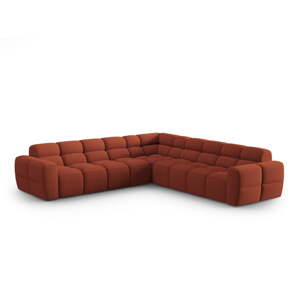 Ciglasta kutna garnitura Lisa – Micadoni Home