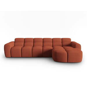 Ciglasta kutna garnitura Lisa – Micadoni Home