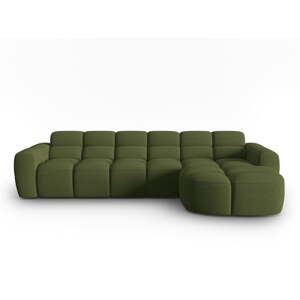 Zelena kutna garnitura Lisa – Micadoni Home
