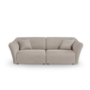 Bež sofa od bouclé tkanine 206 cm Tokyo – Cosmopolitan Design