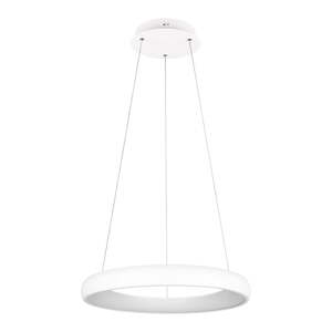 Bijela LED viseća svjetiljka s mogućnosti zatamnjivanja s metalnim sjenilom ø 62 cm Cardona – Trio