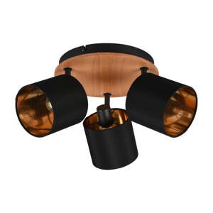 Crni/u prirodnoj boji reflektor ø 12 cm Tommy – Trio