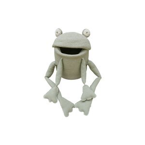 Svijetlo zelena tekstilna dječja kutija za pohranu ø 23x35 cm Fred the Frog – Lorena Canals