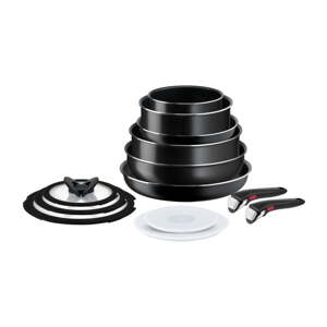 Aluminijski set lonaca 13 kom INGENIO EASY COOK & CLEAN BLACK L1549023 – Tefal