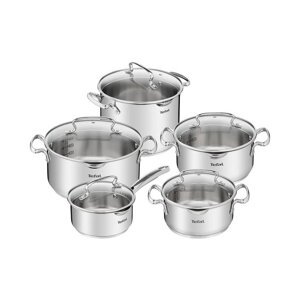 Set lonaca 10 kom od nehrđajućeg čelika DUETTO+ G719SA55 – Tefal