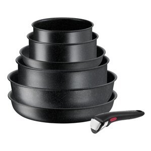 Aluminijski set lonaca 7 kom INGENIO Black stone L3998702 – Tefal
