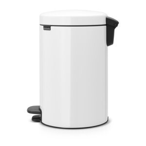 Bijela željezna kanta za smeće s pedalom 12 l NewIcon – Brabantia