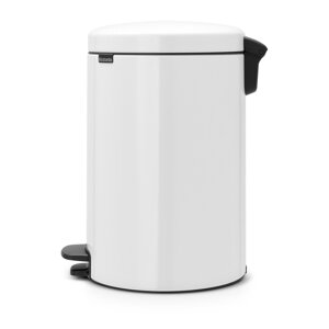 Bijela željezna kanta za smeće s pedalom 20 l NewIcon – Brabantia