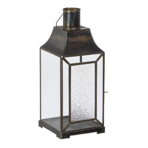 Metalna/staklena lanterna (visina 44 cm) – Ixia
