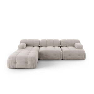 Svijetlo siva kutna garnitura Ferento – Cosmopolitan Design