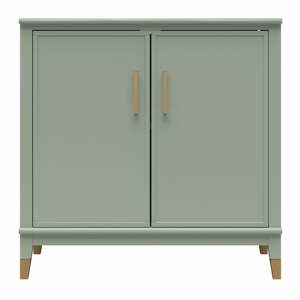 Zeleni ormarić 86x85x41 cm Westerleigh – CosmoLiving by Cosmopolitan