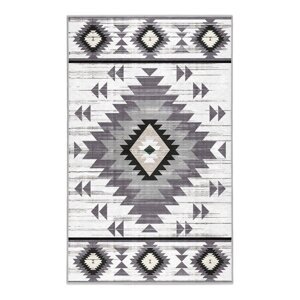 Svijetlo sivi perivi tepih 120x180 cm Ethnic Geo – Mila Home