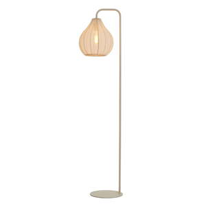 Bež stojeća svjetiljka s tekstilnim sjenilom (visina 156,5 cm) Elati – Light & Living