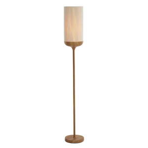 Stojeća svjetiljka u prirodnoj boji s tekstilnim sjenilom (visina 159 cm) Dania – Light & Living