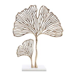 Metalni kipić (visina 48 cm) Leaf – Light & Living