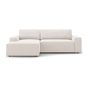 Bež sklopiva kutna garnitura (s lijevim kutom) Jodie – Micadoni Home