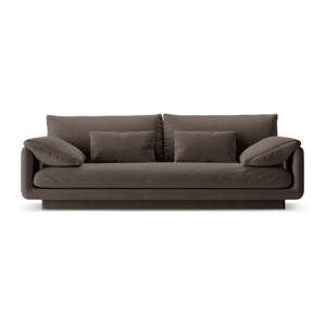 Smeđa baršunasti sofa 220 cm Torino – Micadoni
