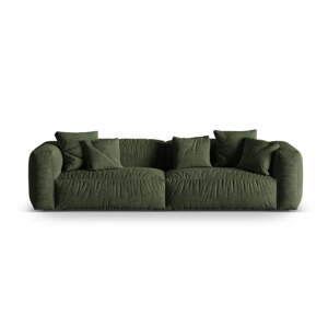 Zelena baršunasti sofa 320 cm Martina – Micadoni