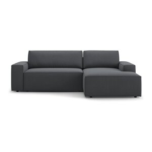 Tamno siva sklopiva kutna garnitura (s desnim kutom) Jodie – Micadoni Home