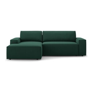 Zelena sklopiva kutna garnitura (s lijevim kutom) Jodie – Micadoni Home