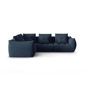 Tamno plava kutna garnitura (s lijevim kutom) Bloom – Micadoni Home