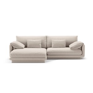 Bež kutna garnitura (s lijevim kutom) Torino – Micadoni Home