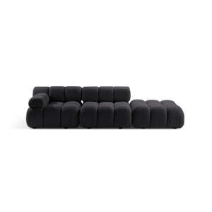 Antracitno siva sofa od bouclé tkanine 288 cm Bellis – Micadoni