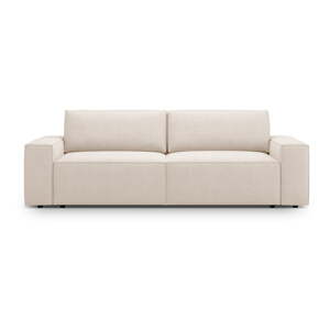 Bež sklopiva sofa od bouclé tkanine 247 cm Jodie – Micadoni Home
