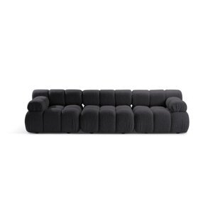 Antracitno siva sofa od bouclé tkanine 282 cm Bellis – Micadoni Home