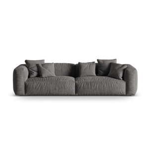 Siva baršunasti sofa 320 cm Martina – Micadoni