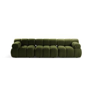 Zelena sofa od bouclé tkanine 282 cm Bellis – Micadoni Home