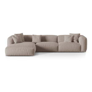 Bež kutna garnitura (s lijevim kutom) Martina – Micadoni Home