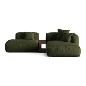 Zelena kutna garnitura (s desnim kutom) Martina – Micadoni Home
