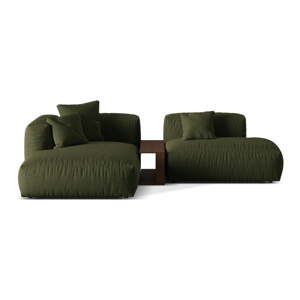 Zelena kutna garnitura (s lijevim kutom) Martina – Micadoni Home