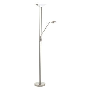 Siva LED stojeća svjetiljka sa staklenim sjenilom (visina 180 cm) BAYA LED – EGLO