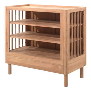 Dječja komoda od punog hrasta s promjenjivim stolom u prirodnoj boji 100x95x55 cm Forrest – Vipack