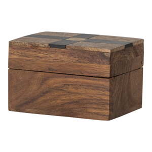 Smeđa dekorativna drvena kutija za pohranu 6,5x4,5x4 cm Cemile – Bloomingville