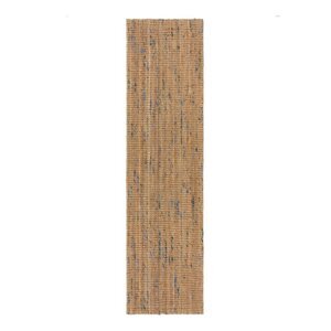 Plava/u prirodnoj boji ručno rađena jutena staza 60x230 cm Jute Boucle Blue – Flair Rugs
