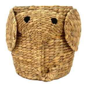 Dječja kutija za pohranu od vodenog zumbula u prirodnoj boji ø 30x35 cm Elephant – Compactor