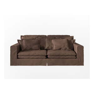 Tamno smeđa sofa 236 cm Nora – Ropez