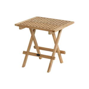 Vrtni stol od masivne tikovine 50x50 cm Skagen – Hartman