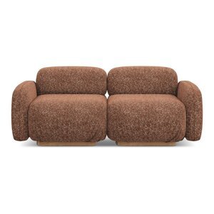 Narančasta/smeđa sofa 190 cm Ailani – Makamii