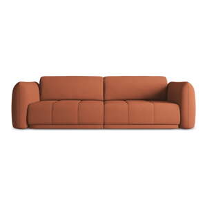 Narančasta sofa 210 cm Hoku – Makamii