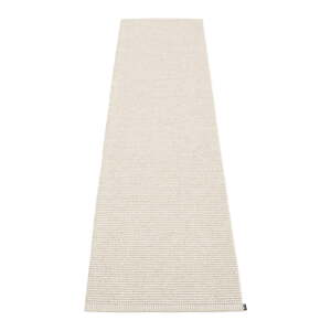 Krem unutarnja i vanjska staza 60x250 cm Mono Linen Vanilla – Pappelina
