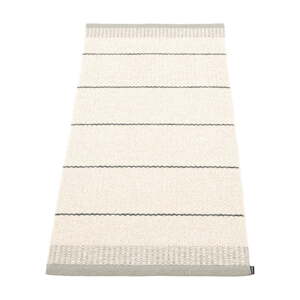 Svijetlo sivi/krem unutarnji i vanjski tepih 60x125 cm Belle Warm Grey – Pappelina