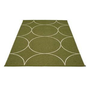 Tamno zeleni unutarnji i vanjski tepih 180x275 cm Boo Dark Olive – Pappelina